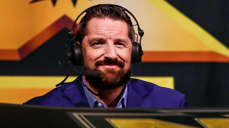 Wade Barrett At Commentary Desk 