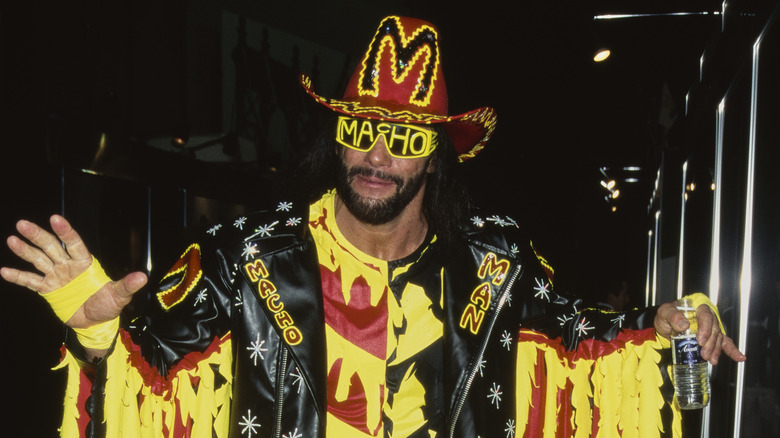 'Macho Man' Randy Savage attending the NATPE Convention in Las Vegas, January 21st, 1995.