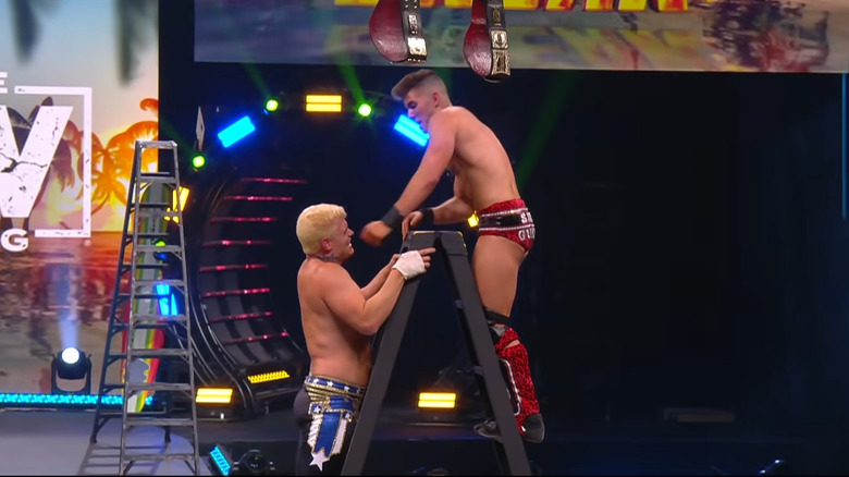 Cody Rhodes Sammy Guevara ladders