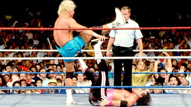 Mr. Perfect fights Bret Hart at SummerSlam