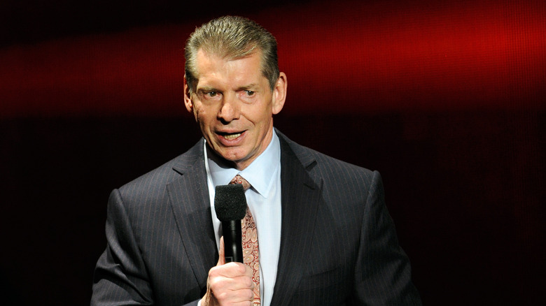 Vince McMahon speaks in Las Vegas