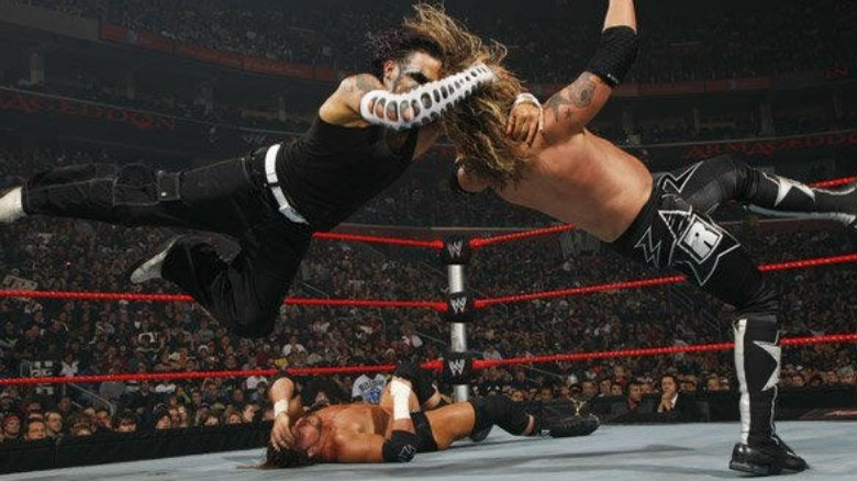 Jeff Hardy attacks Edge