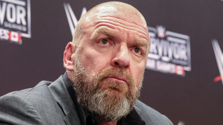 Triple H at the WWE Survivor Series post-show Press Conference