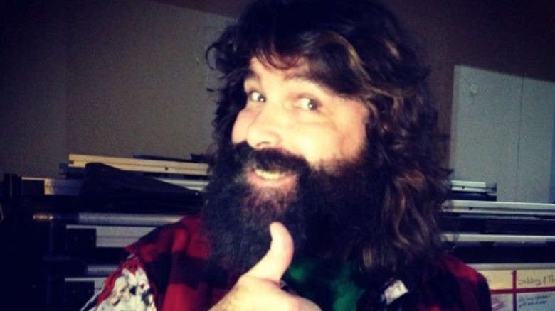 mick foley giving thumbs-up