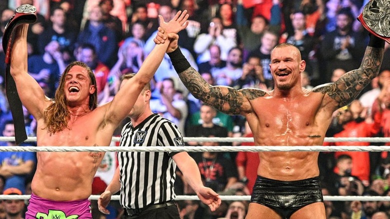 RK-Bro Celebrate A Win On WWE TV