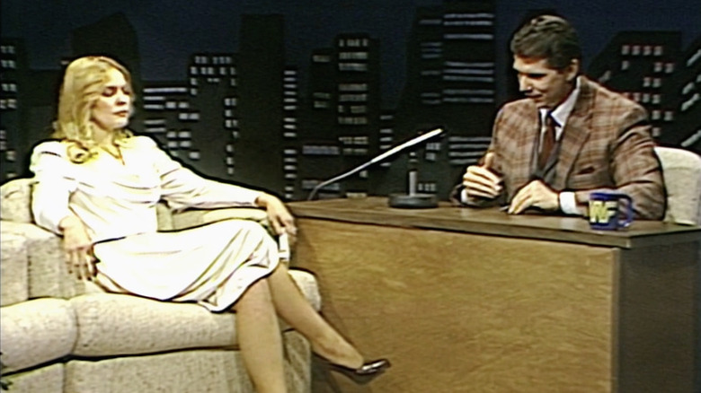 Vince McMahon interviews Rita Chatterton in 1986