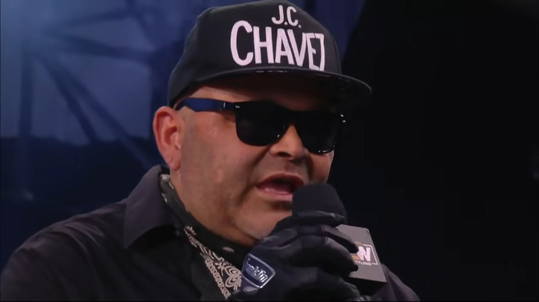 Konnan cutting a promo