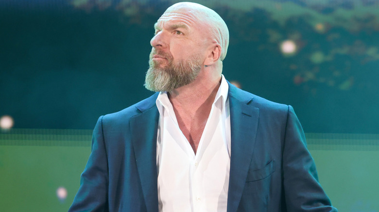 Triple H makes his entrance