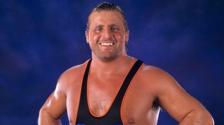 Owen Hart Poses For A WWE Photoshoot