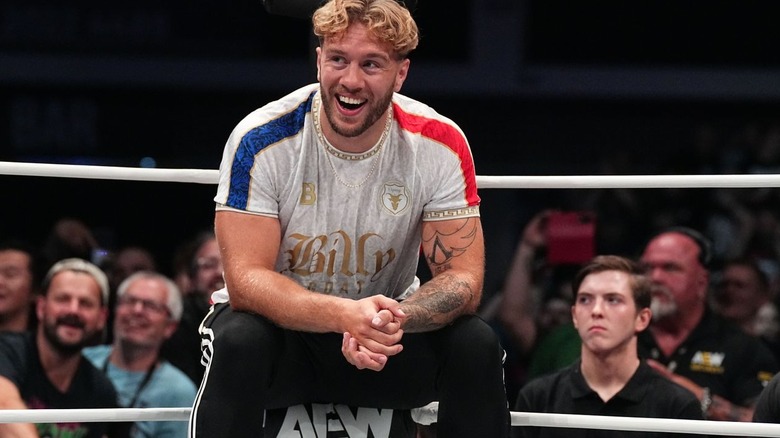 Will Ospreay smiling