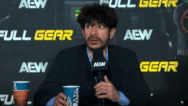 Tony Khan talking