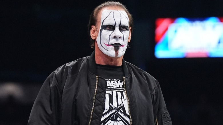 Sting in black jacket