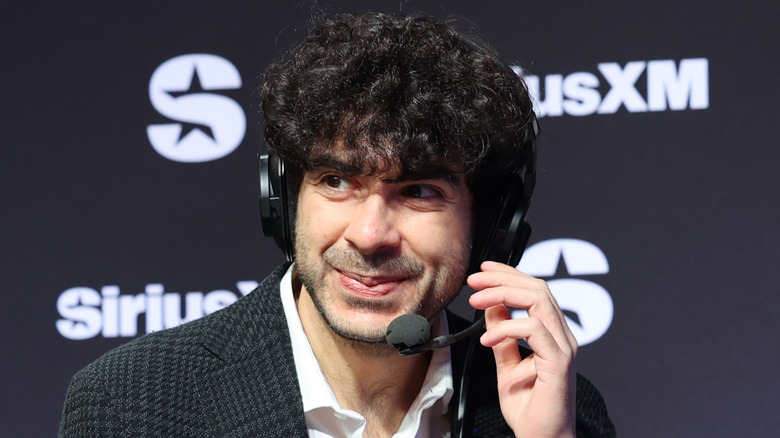 Tony Khan smiling