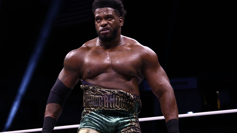 Powerhouse Hobbs sneers in the ring on "AEW Dynamite."