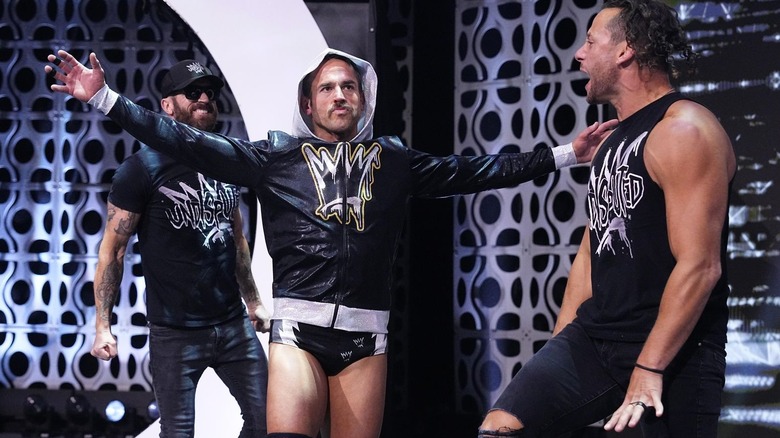 Roderick Strong and The Kingdom come out to the ring on "AEW Dynamite."