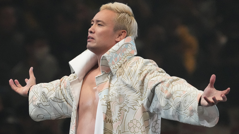 Kazuchika Okada poses