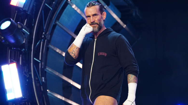 CM Punk makes his entrance