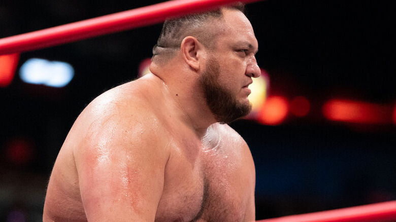 Samoa Joe in the ring 