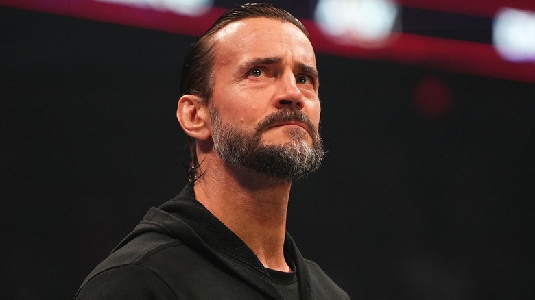 CM Punk looking mad