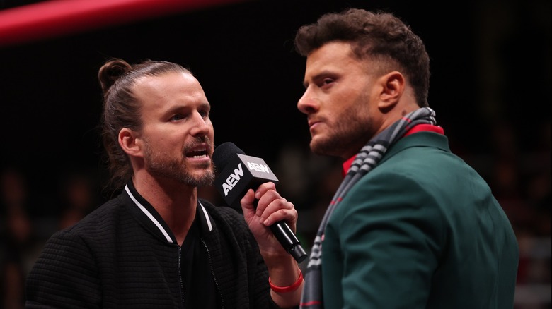 Adam Cole and MJF on AEW Collision