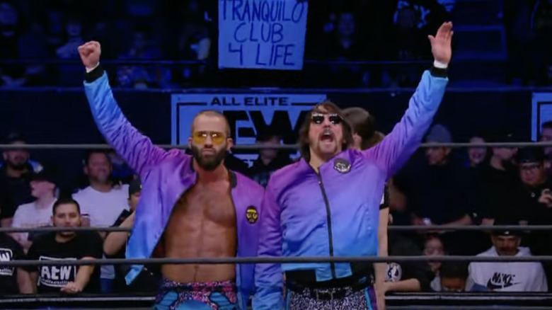 Best Friends posing in the ring