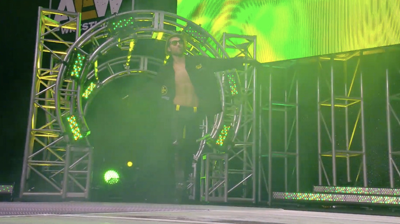 Angelico during his entrance