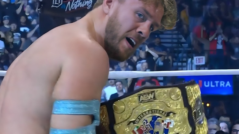Will Ospreay holding International title