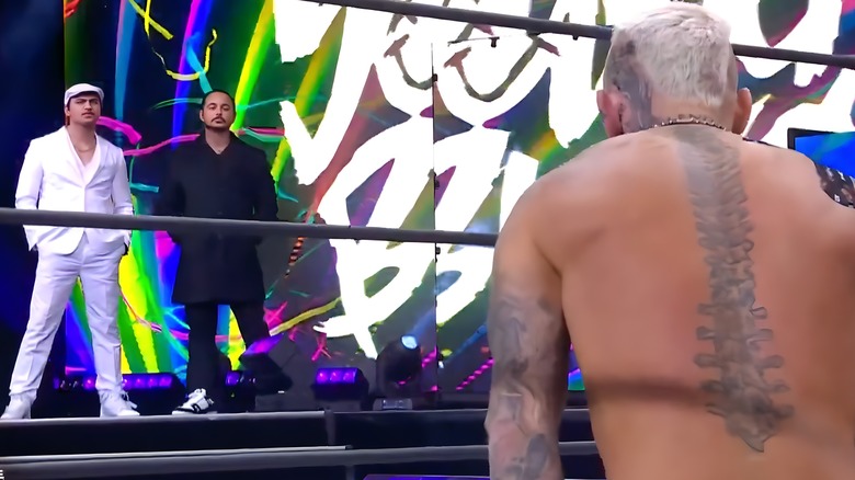 Young Bucks staring down Darby Allin