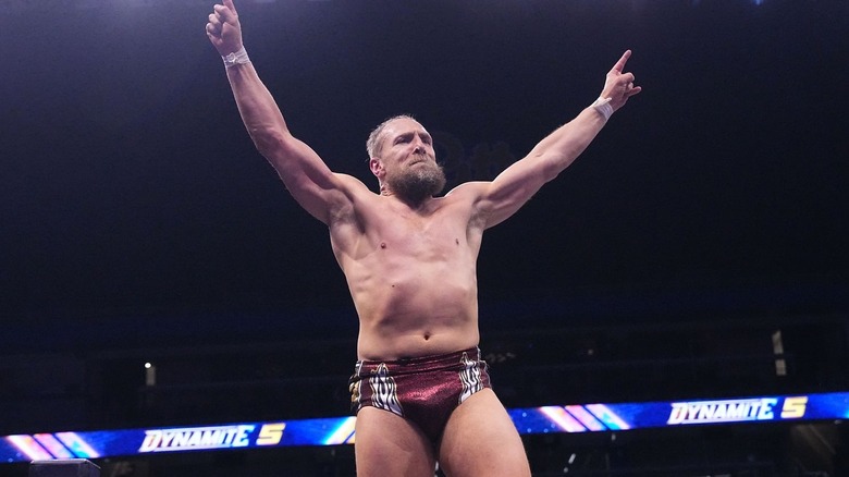 Bryan Danielson raises his arms