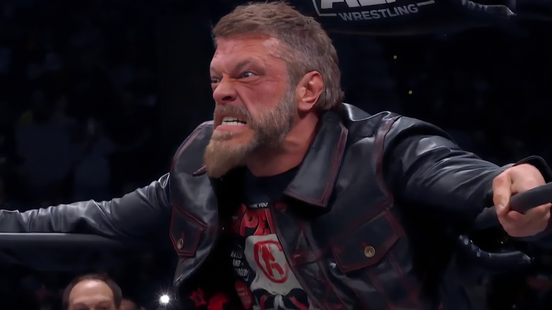 Edge makes an angry face