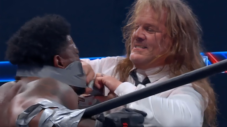 Chris Jericho duct taping Will Hobbs