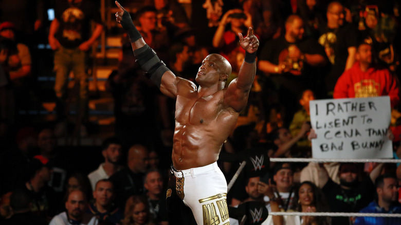 Bobby Lashley poses