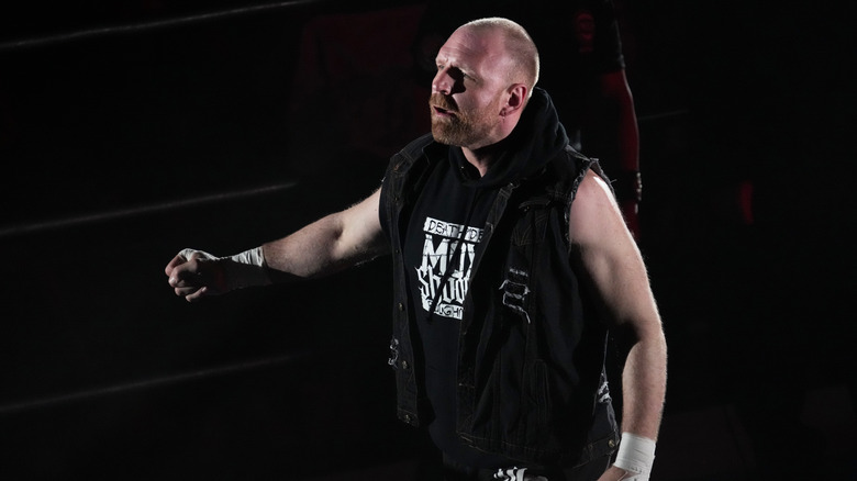 Jon Moxley makes an entrance