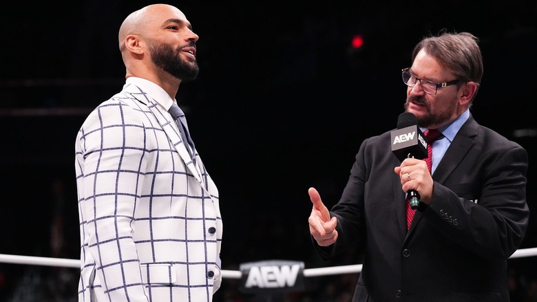 Tony Schiavone interviews Ricochet