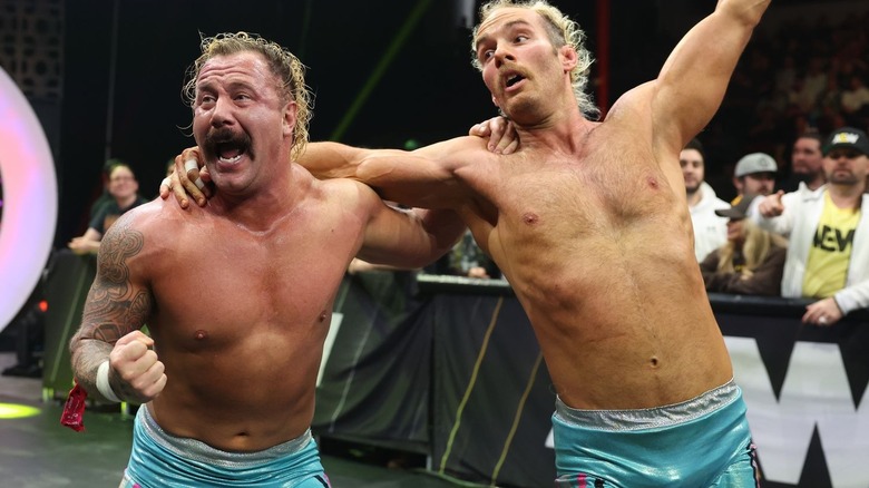 The Outrunners celebrate on "AEW Dynamite."