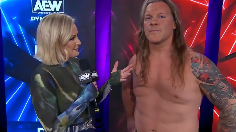 Renee Paquette interviews Chris Jericho