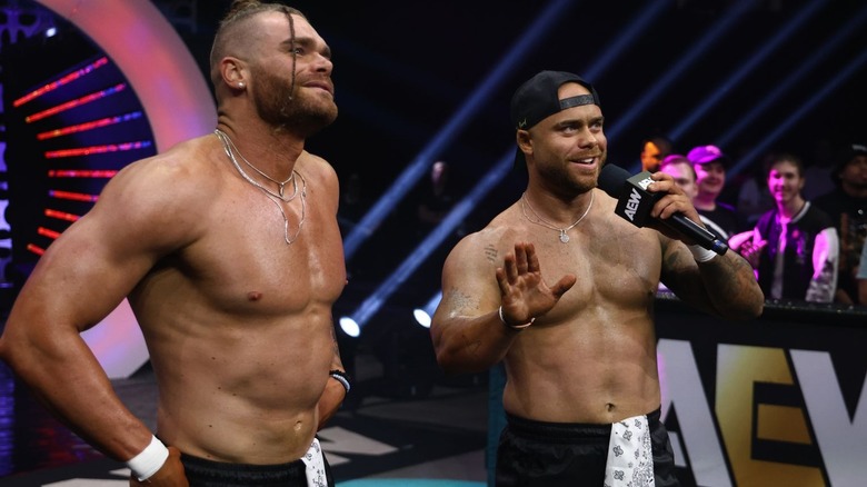 The Gunns return with a microphone on "AEW Dynamite."