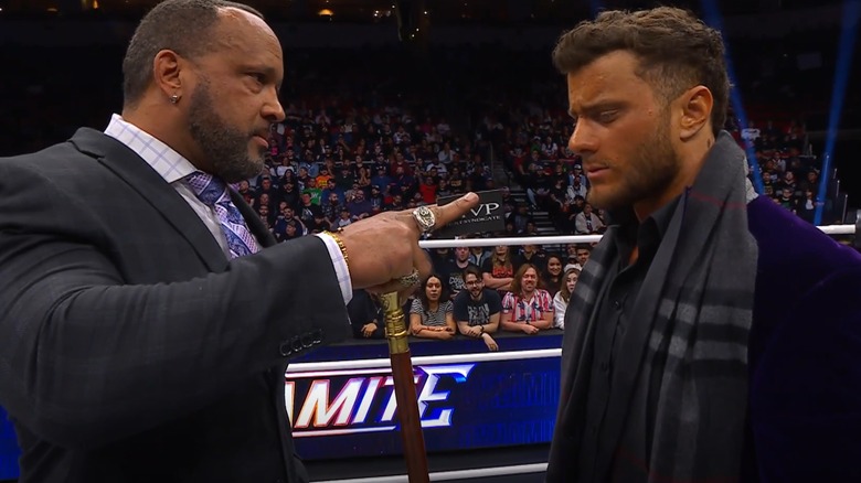 MVP extends his business card to MJF