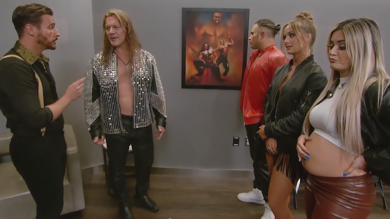 The Jericho Appreciation Society confronts Chris Jericho