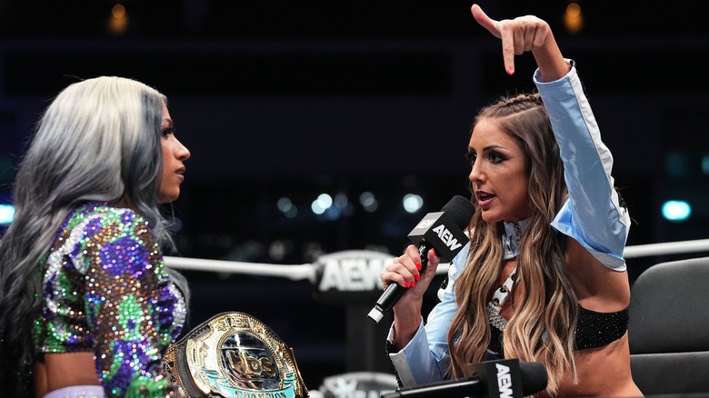 Britt Baker dresses down Mercedes Mone