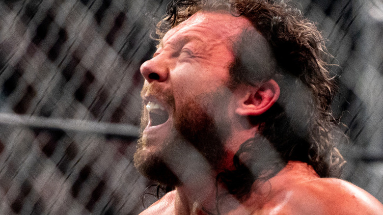 Kenny Omega in the 5/10 cage match with Jon Moxley