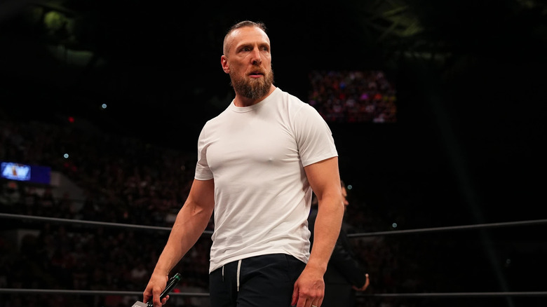 Bryan Danielson cuts a promo in AEW