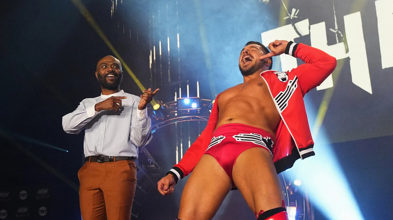 Ethan Page and Stokely Hathaway 