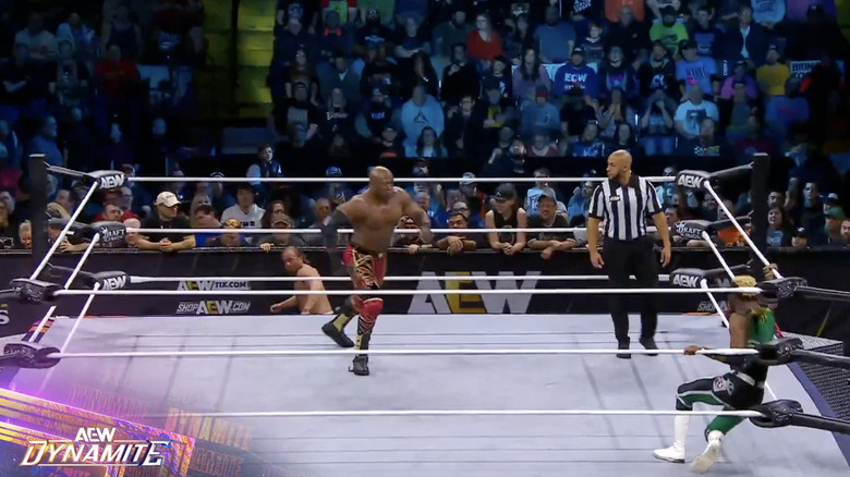 Lashley, Cheeseburger, and Keys in the ring