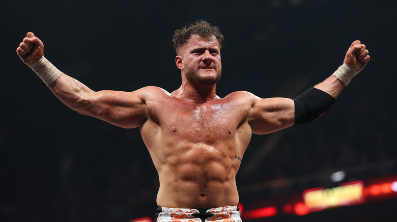 MJF posing in the ring