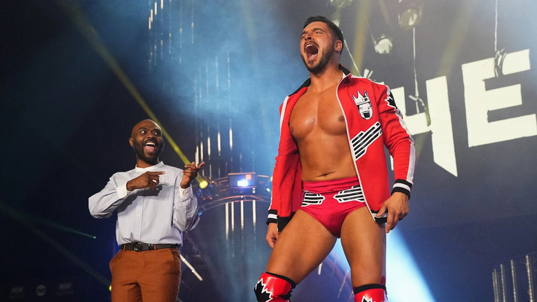 Ethan Page and Stokely Hathaway