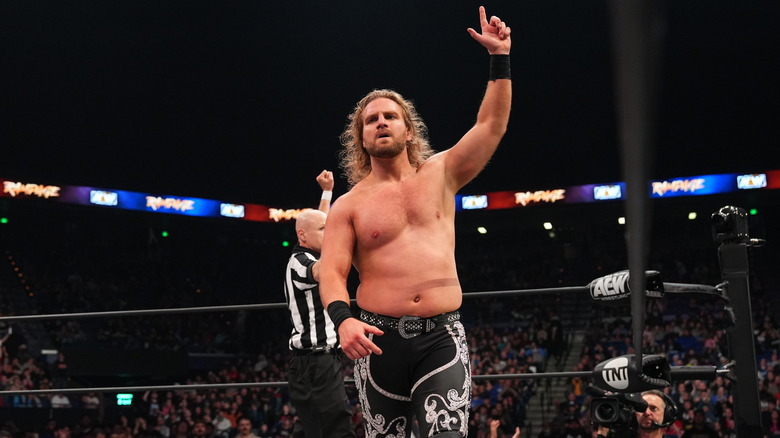 Adam Page in the ring 