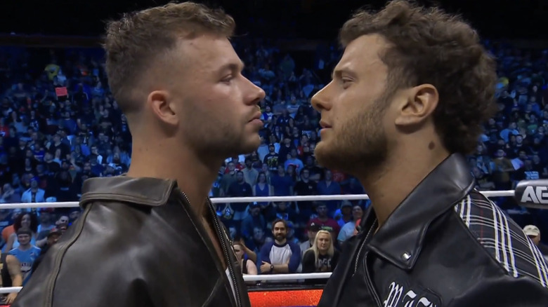 MJF and Garcia in the ring