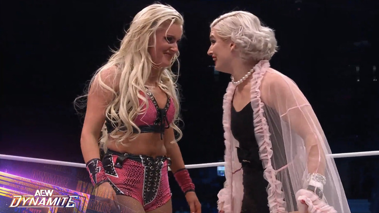 Storm and May in the ring