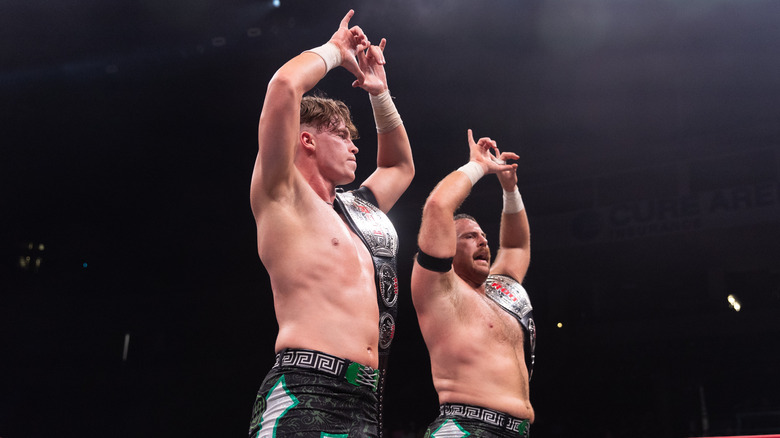 Aussie Open posing with their titles